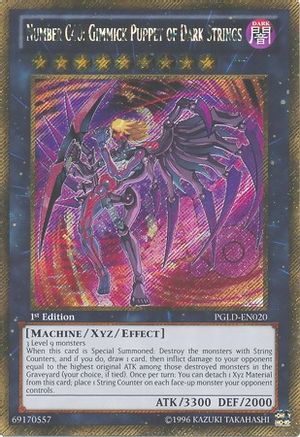Number C40: Gimmick Puppet of Dark Strings (PGLD-EN020) - Premium Gold 1st Edition-1
