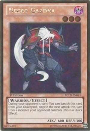 Necro Gardna (PGLD-EN063) - Premium Gold 1st Edition-1
