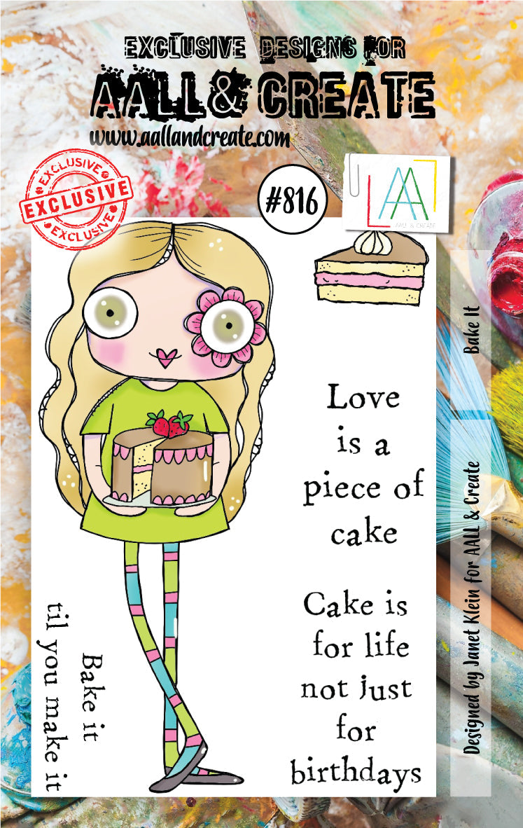 AALL and Create Stamp Set - 816 - Bake It-1