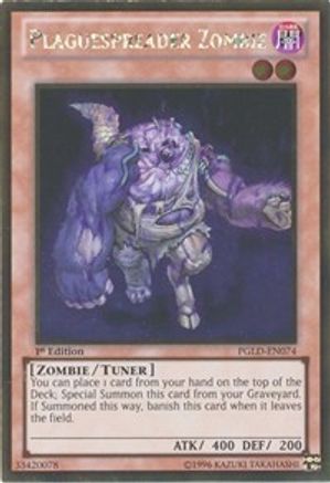 Plaguespreader Zombie (PGLD-EN074) - Premium Gold Unlimited-1