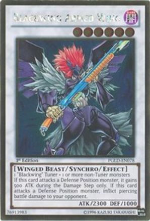 Blackwing Armed Wing (PGLD-EN078) - Premium Gold 1st Edition-1