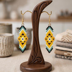 Soul Feather Earrings turquoise-2