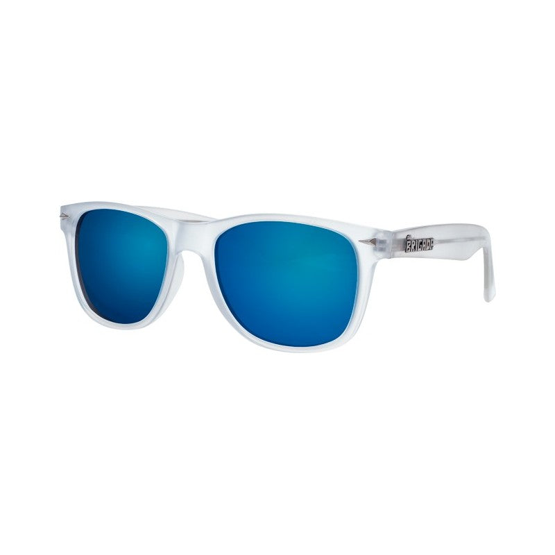 Brigada 'Lizard King' Sunglasses - White Frost-1