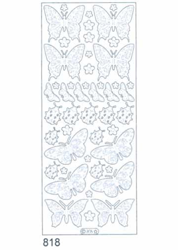 Deco Stickers - Butterflies/ Ladybugs-1