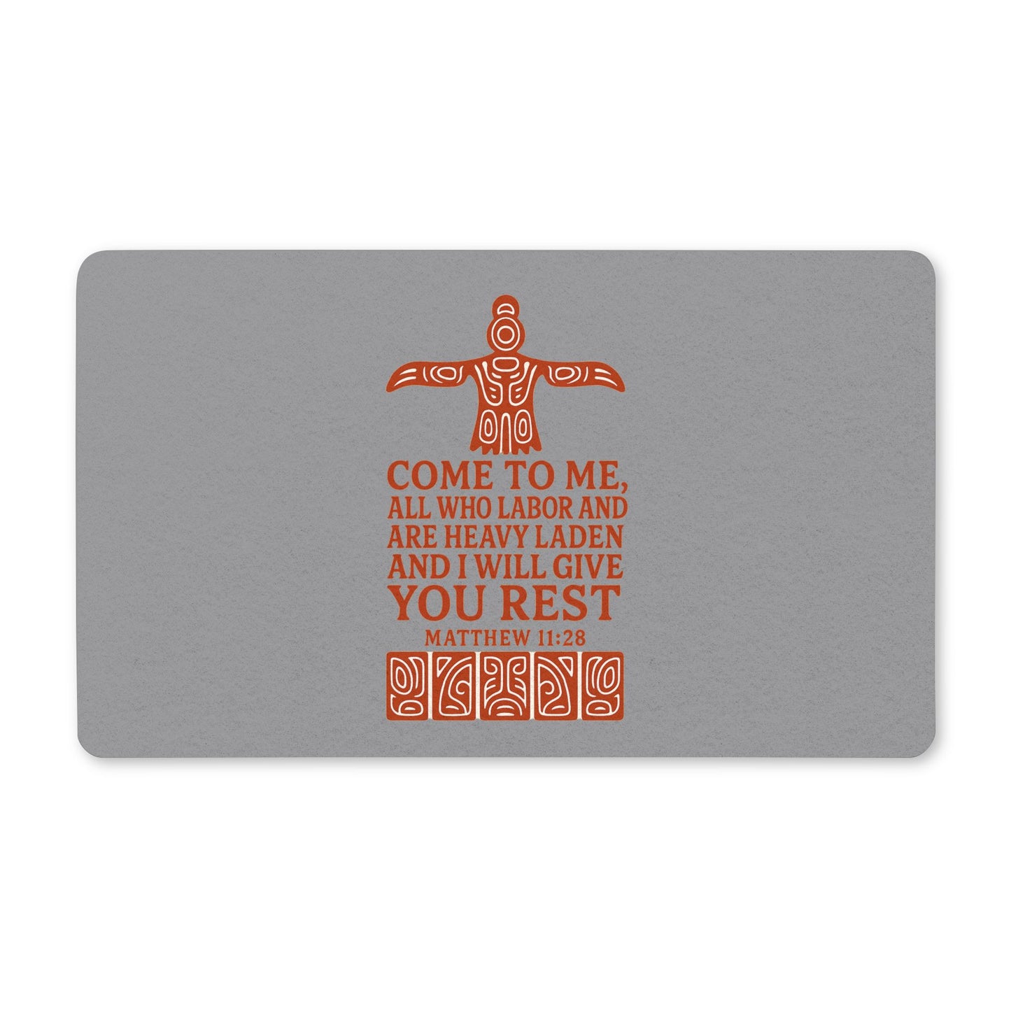 Inspirational Polyester Doormat