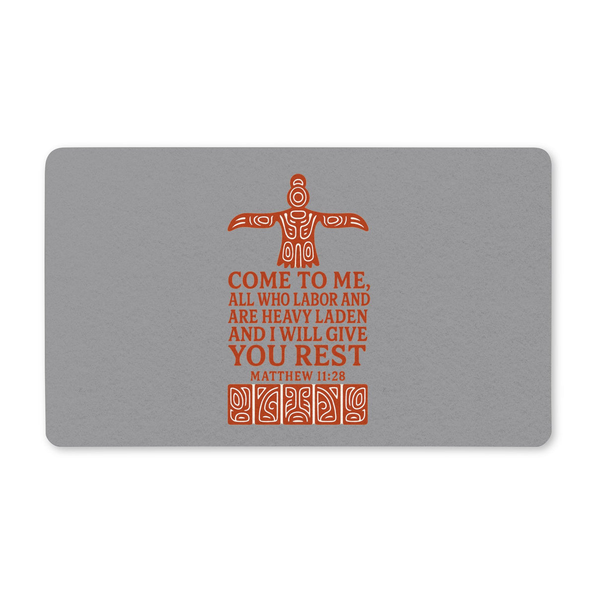 Inspirational Polyester Doormat