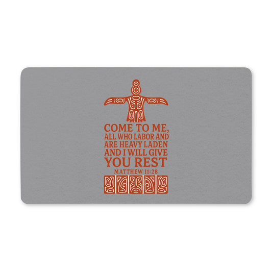 Inspirational Polyester Doormat