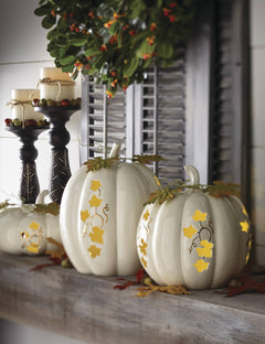 Lenox Harvest Lighted Pumpkin Small Halloween Centerpiece-2