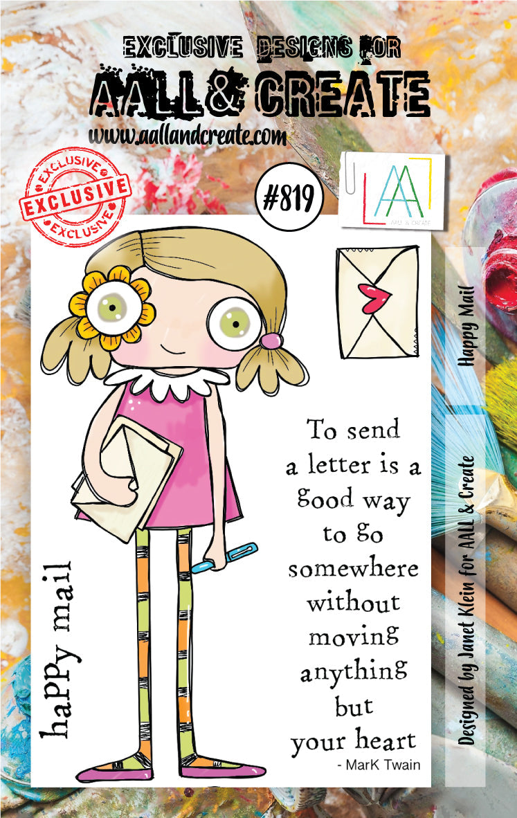 AALL and Create Stamp Set - 819 - Happy Mail-1