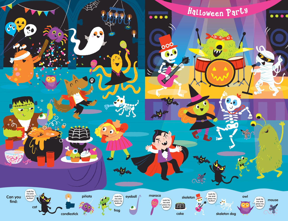 Search & Find: Halloween (30-Button Sound Book)-3