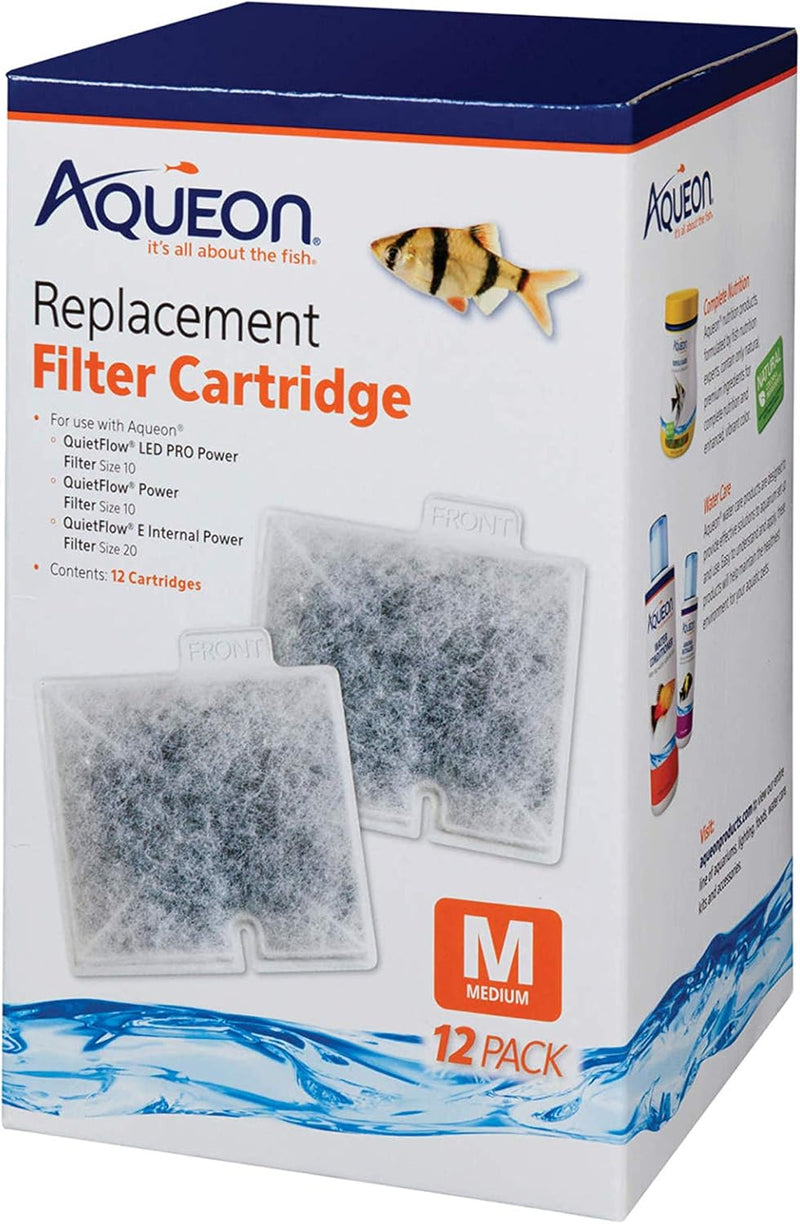Aqueon Replacement Aquarium Filter Cartridges Medium 12pk-1