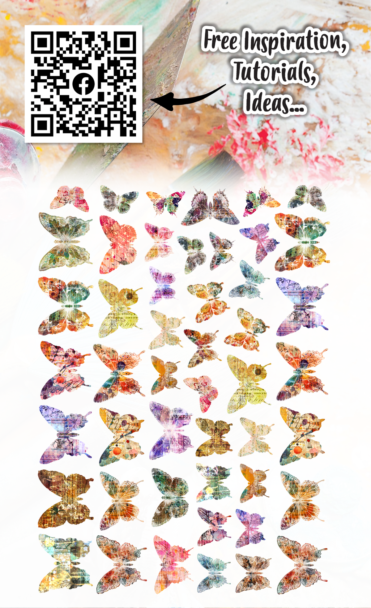 AALL and Create - Ephemera Die-Cuts - Luminous Flutter-2