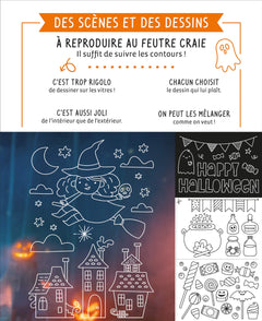 Dessiner sur les vitres - Halloween-2
