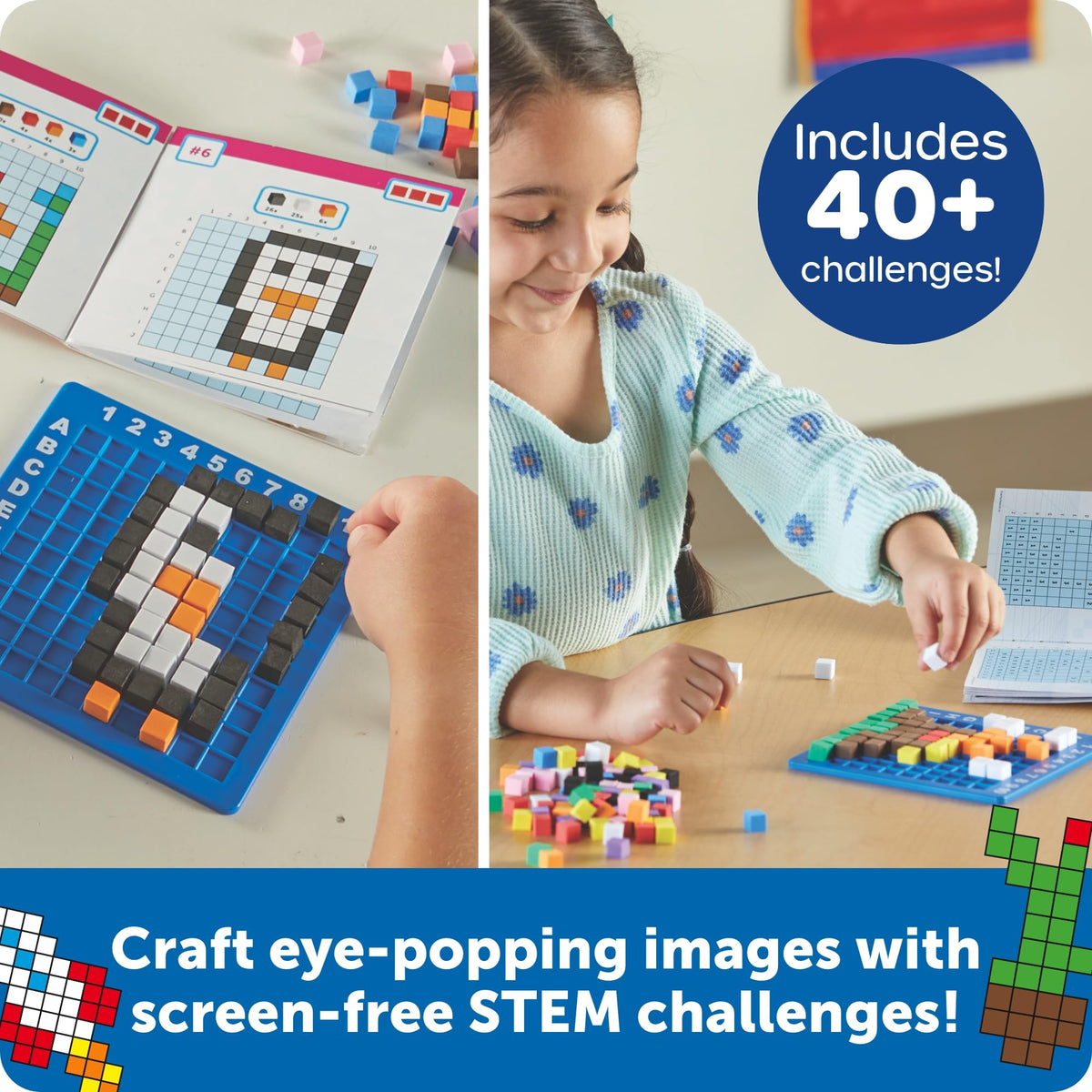 Learning Resources STEM Explorers Pixel Art Challenge 🍁 All In One Marketplace Canada-2