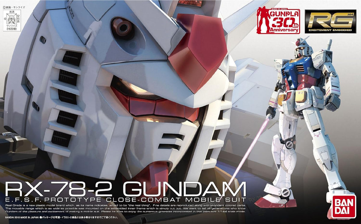 Bandai RG #01 1/144 RX-78-2 Gundam-2