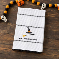 Mud Pie Halloween Towel, Drive Stick, 16 1/2" x 26"-3