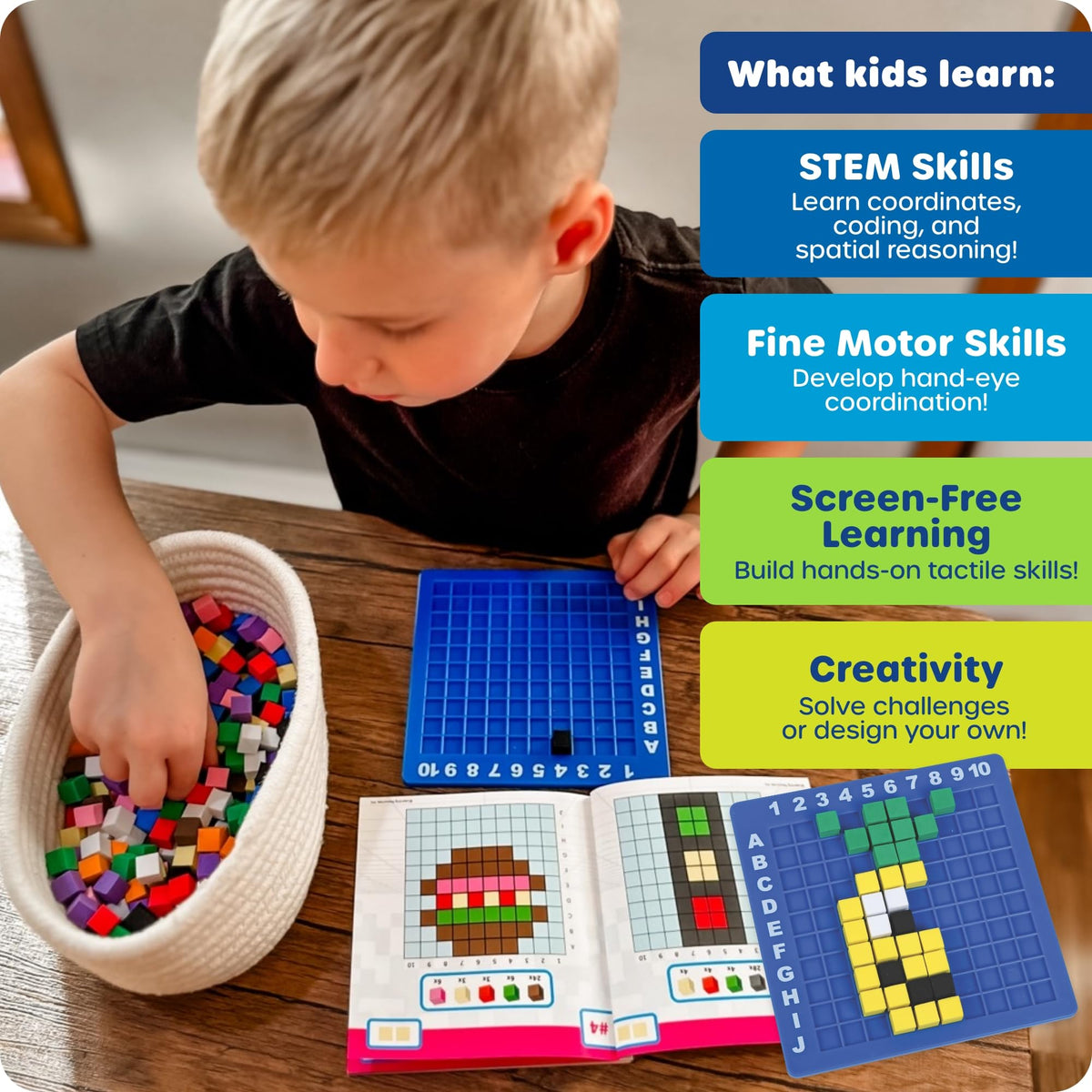 Learning Resources STEM Explorers Pixel Art Challenge 🍁 All In One Marketplace Canada-3
