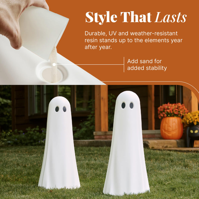 Step2 Boo Buddy Halloween Ghost Statue, White, 40 in, 1 Pack-7