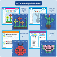Learning Resources STEM Explorers Pixel Art Challenge 🍁 All In One Marketplace Canada-4