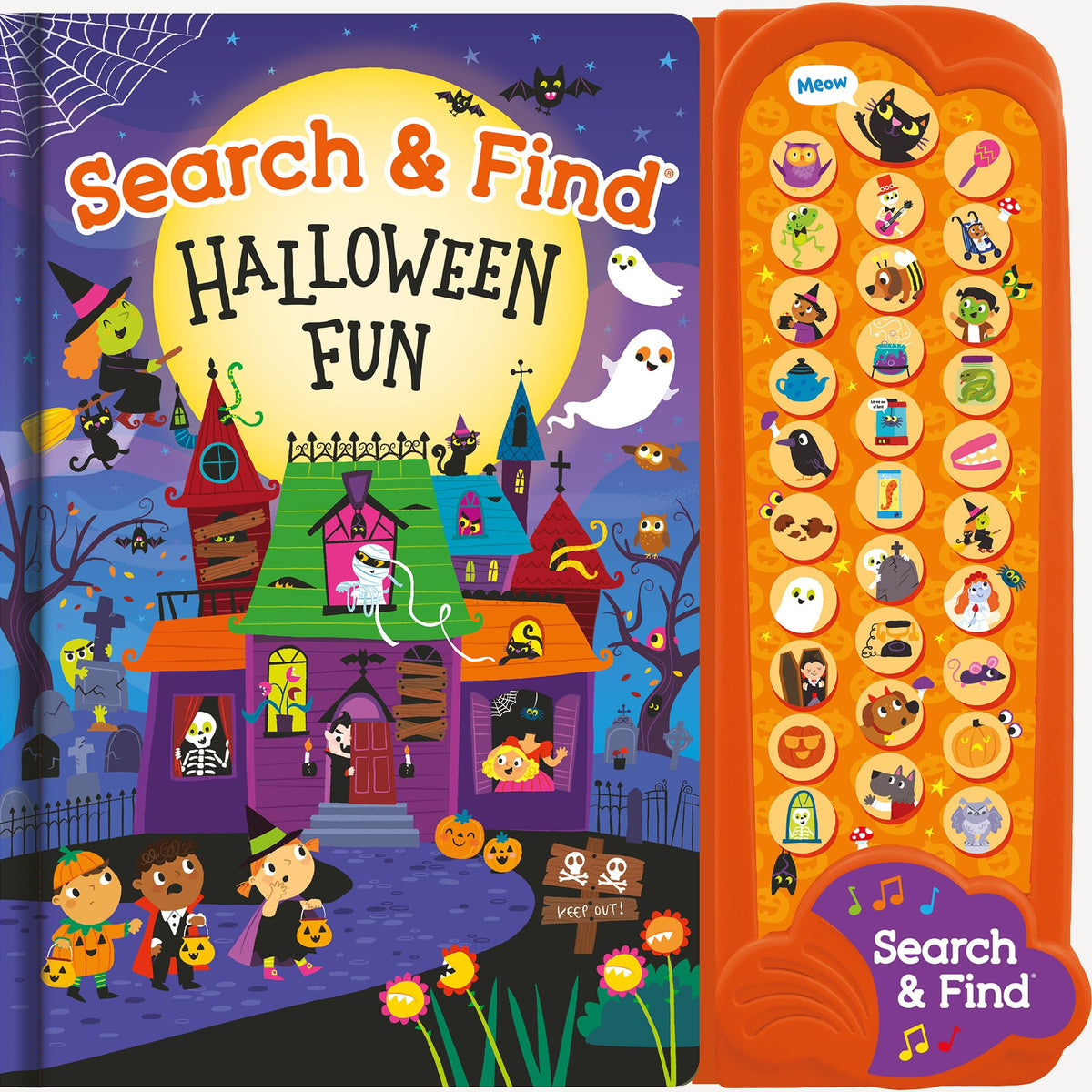 Search & Find: Halloween (30-Button Sound Book)-1