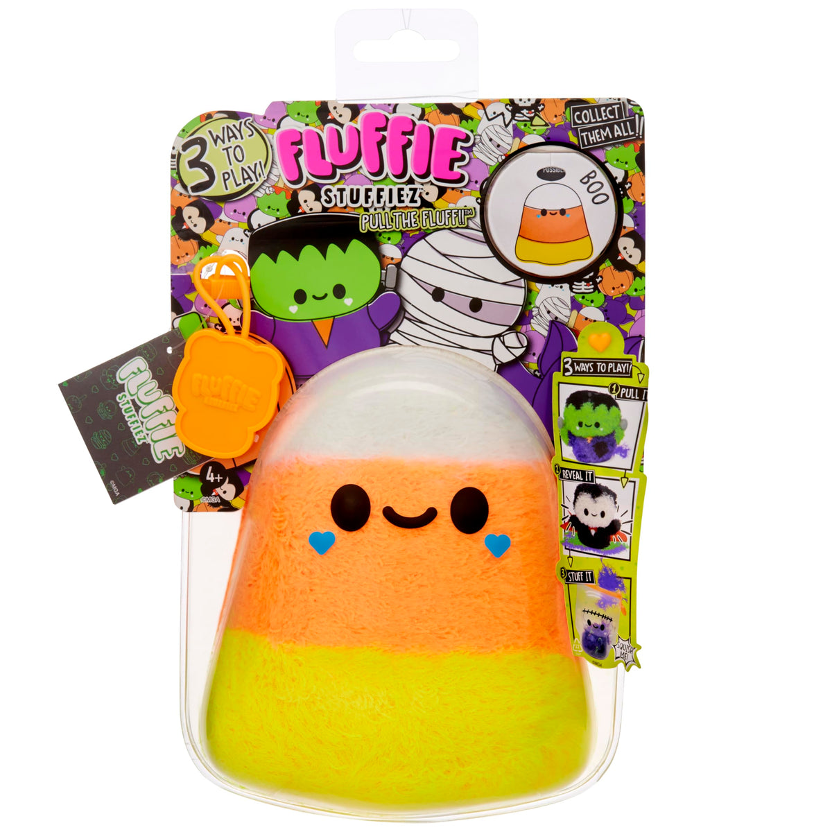Fluffie Stuffiez Small Plush - Halloween Candy Corn-1