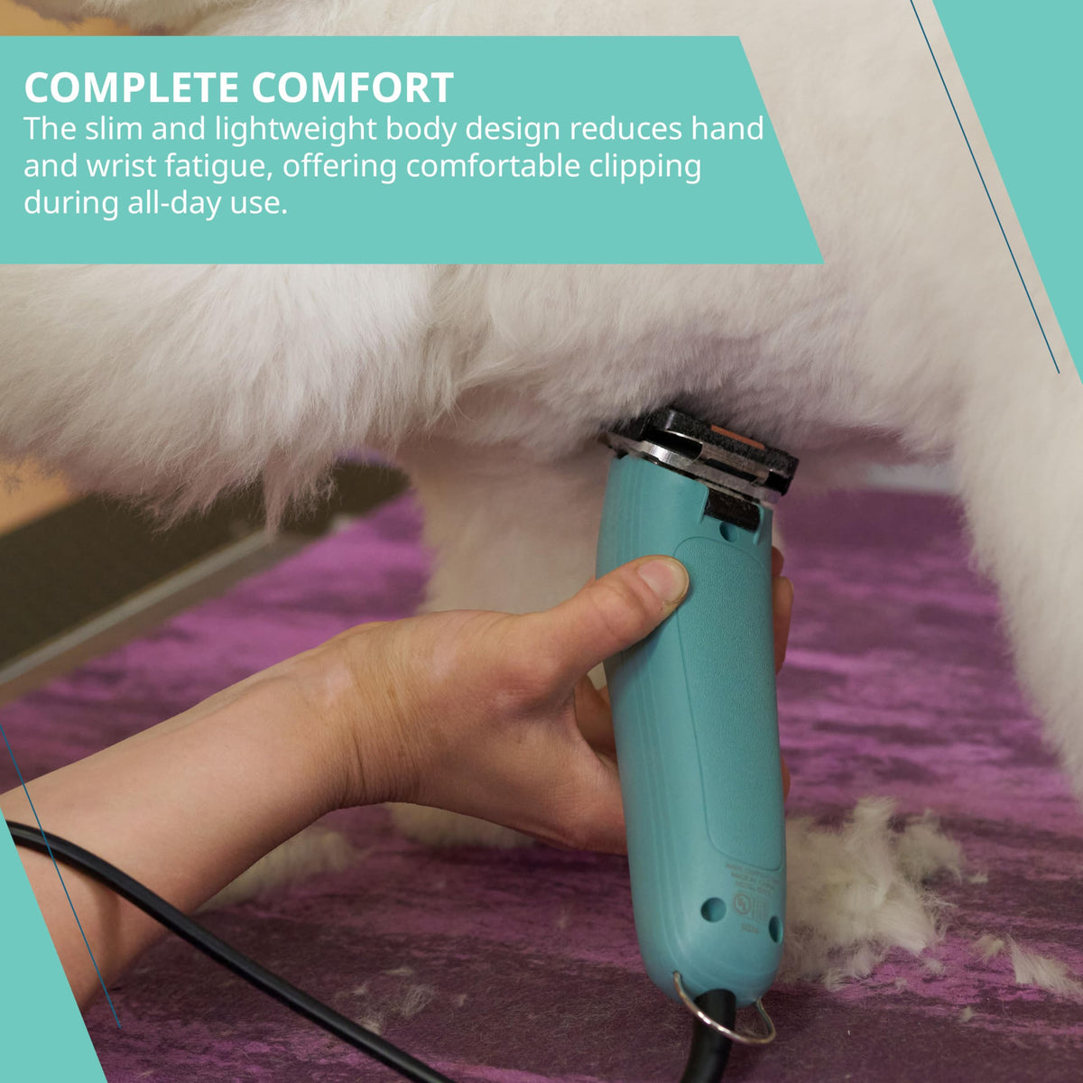 Wahl Professional Animal KM Inspire 2-Speed Corded Clipper equipped with a Brushless Motor that runs cooler on coat types | For all Pets - Model 59183