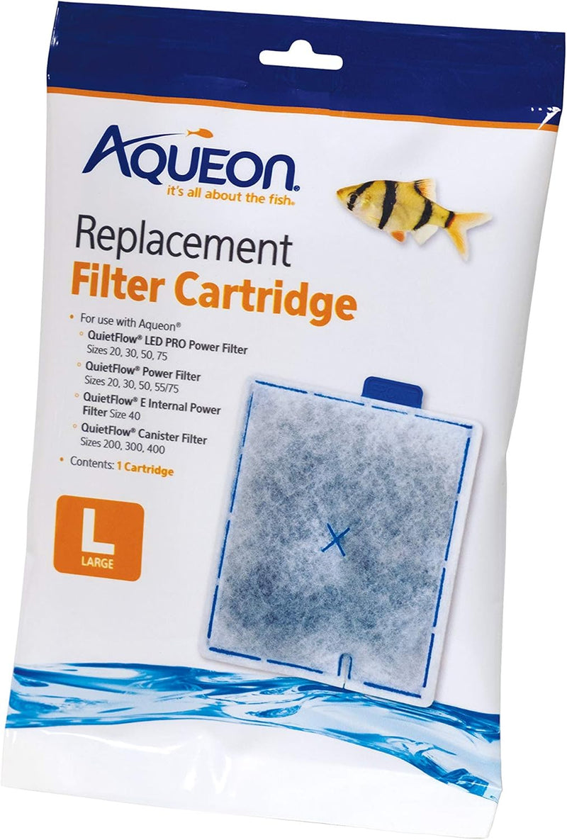 Aqueon Replacement Aquarium Filter Cartridges Large 1pk-1