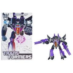 Transformers Generations Skywarp Deluxe Action Figure and Comic Book-3