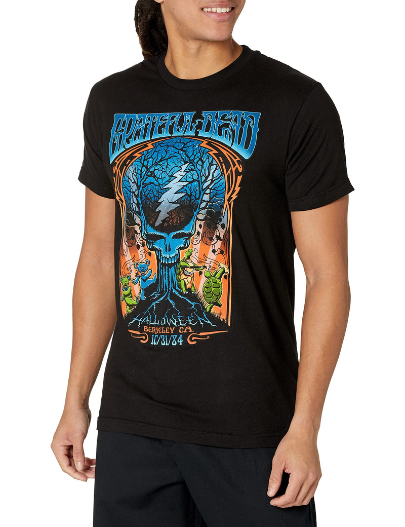 Liquid Blue Grateful Halloween Dead Berkeley'84 Ss Tee, Black, X-Large-1