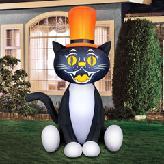 Occasions Halloween 5 Foot Inflatable Black Cat with Top Hat-4
