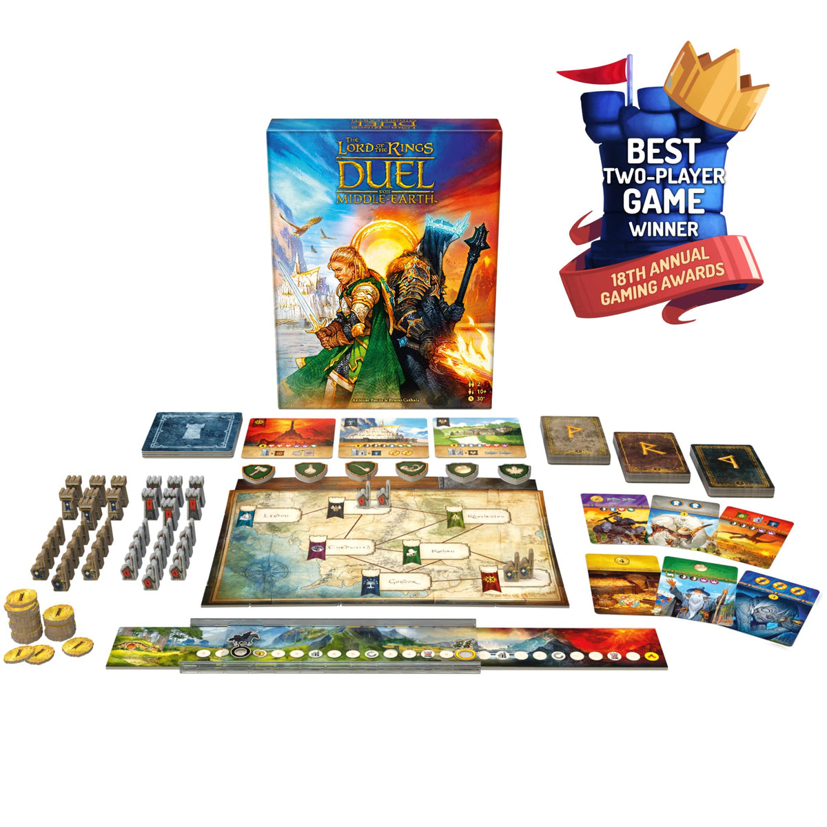 The Lord of the Rings - Middle - Earth (English Version) - Made by Asmodee