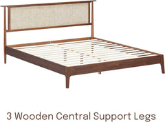 Ruby Natural Rattan Bed Frame-12