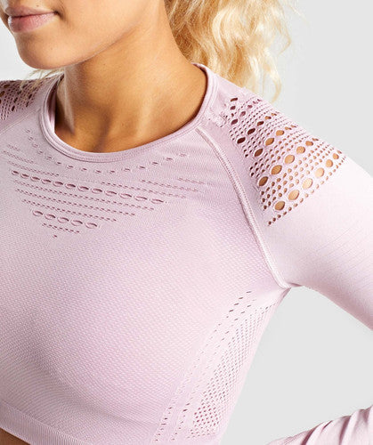 Quick-Drying Seamless Yoga Wear – Women’s Sports T-Shirt-10