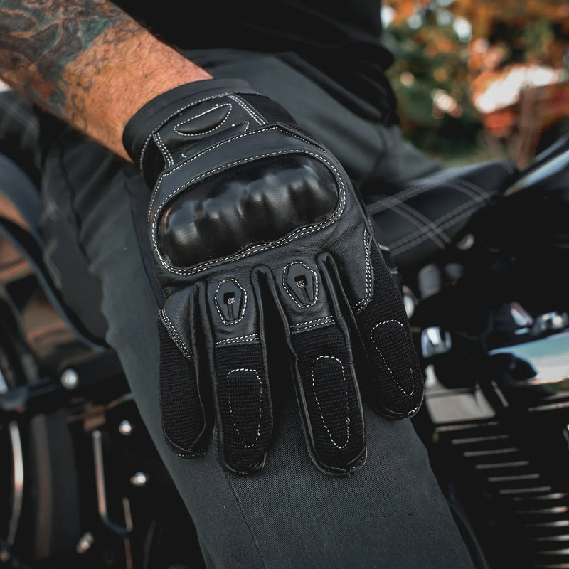 Open Road Hard Knuckle Motorcycle Gloves-8