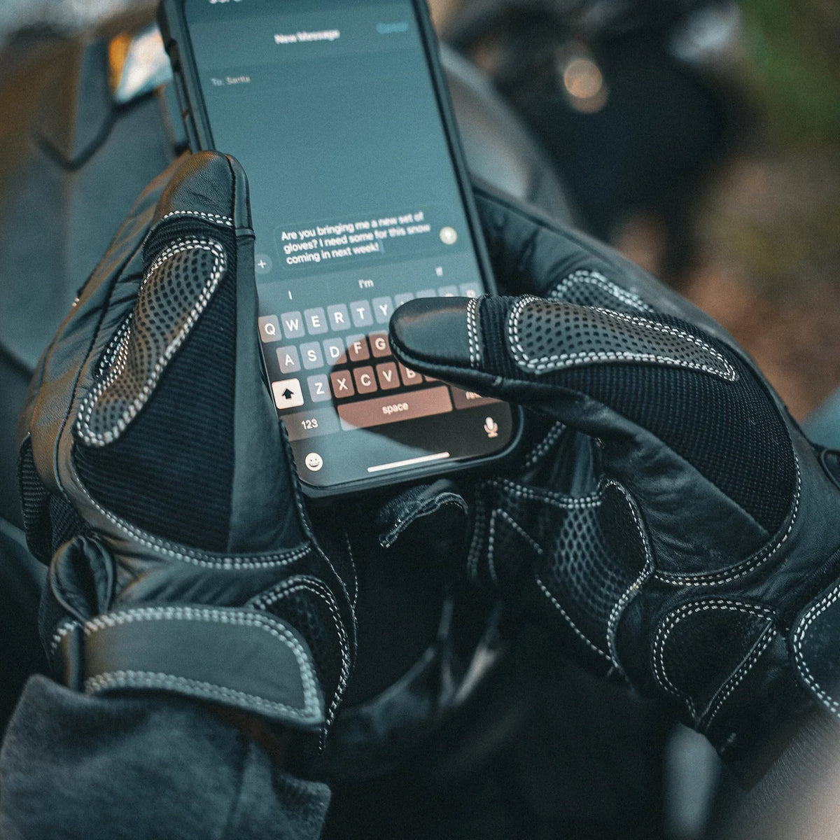 Open Road Hard Knuckle Motorcycle Gloves-6