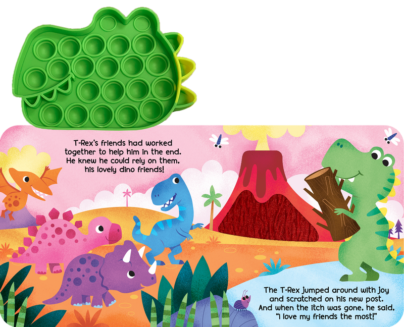 Little Hippo Books - Little T-Rex - Your Sensory Fidget Friend - Ages 1+-7