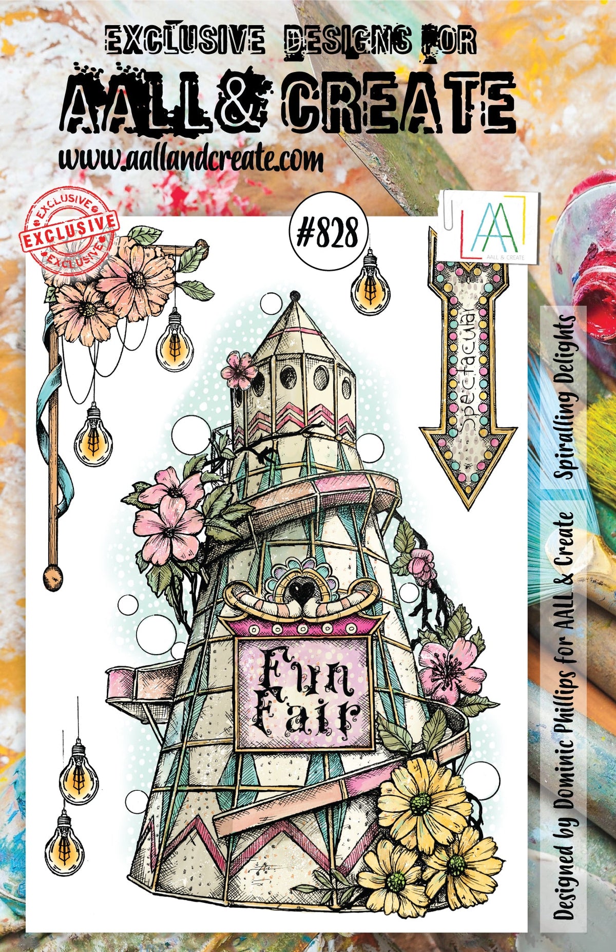 AALL and Create Stamp Set - 828 - Spiralling Delights-1