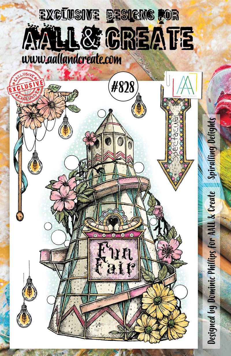 AALL and Create Stamp Set - 828 - Spiralling Delights-1