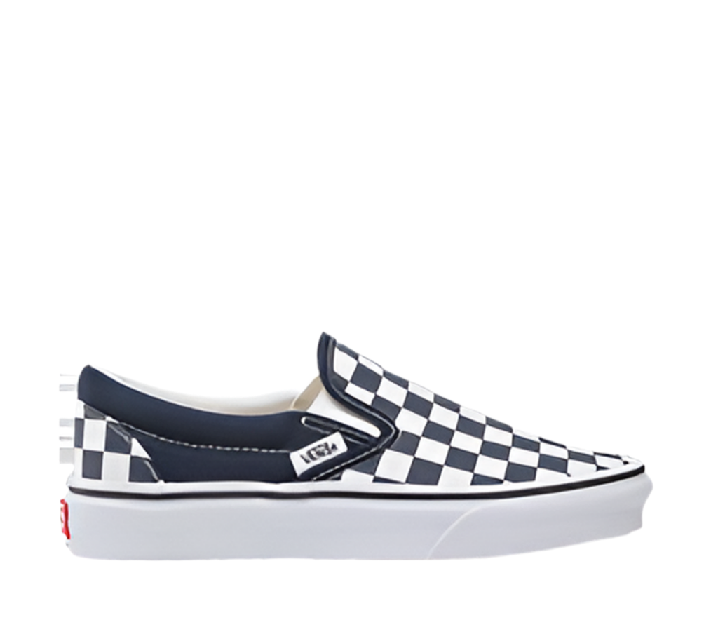 Vans 'Classic Slip-On' Shoes - Parisian Night Checkerboard-1
