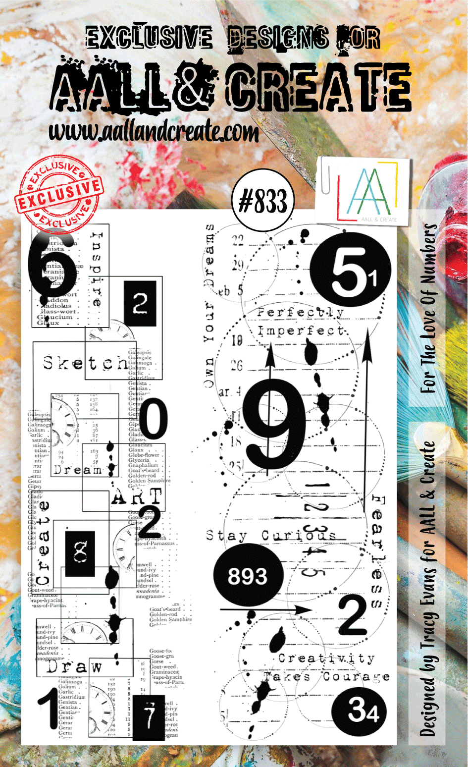 AALL and Create Stamp Set - 833 - For the Love of Numbers-1