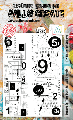 AALL and Create Stamp Set - 833 - For the Love of Numbers-1