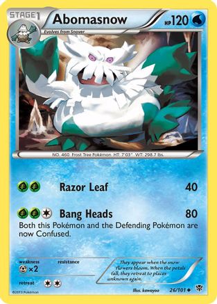 Abomasnow/101 - Plasma Blast