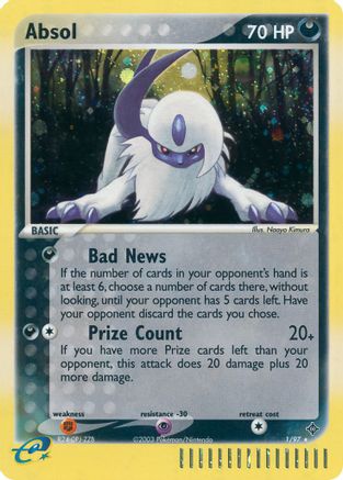 Absol/97 - Dragon Holofoil-1
