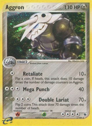 Aggron/109 - Ruby and Sapphire Reverse Holofoil-1