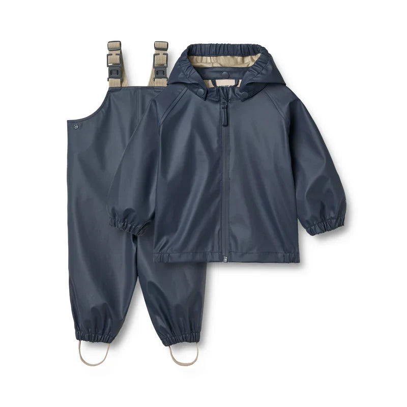Rainwear Charlie Set | Ink | Wheat Kids-1