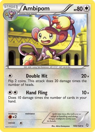 Ambipom/124 - Dragons Exalted Reverse Holofoil-1