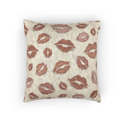 Kiss Pattern Woven Pillow | Decorative Throw Pillow for Home & Outdoor-7