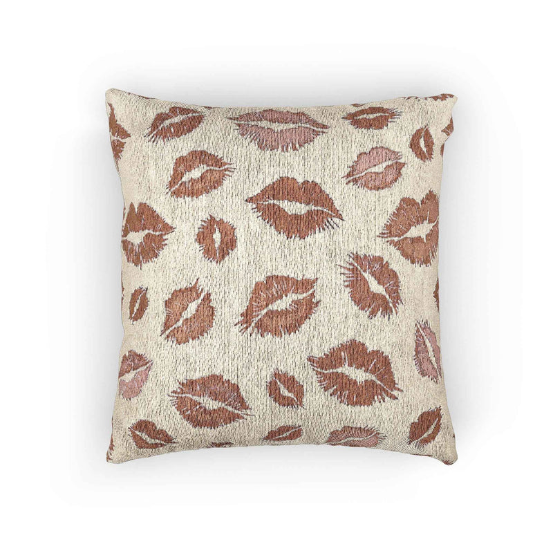 Kiss Pattern Woven Pillow | Decorative Throw Pillow for Home & Outdoor-7
