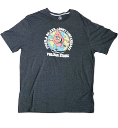 Volcom 'Dont Contaminate' Tee - Dark Black Heather-1