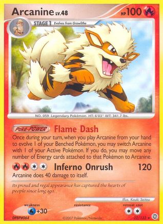 Arcanine 22/132 - Secret Wonders Reverse Holofoil-1